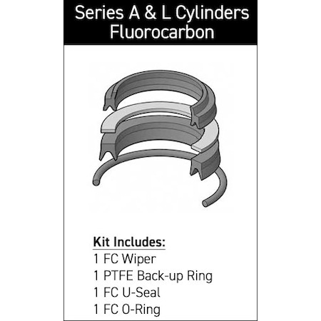 Atlas - After Market Parts Hydraulic Cylinder Repair Kit- I-RK-I-U-1-0.625 4A06S000V